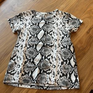 Rag & Bone snake skin t-shirt